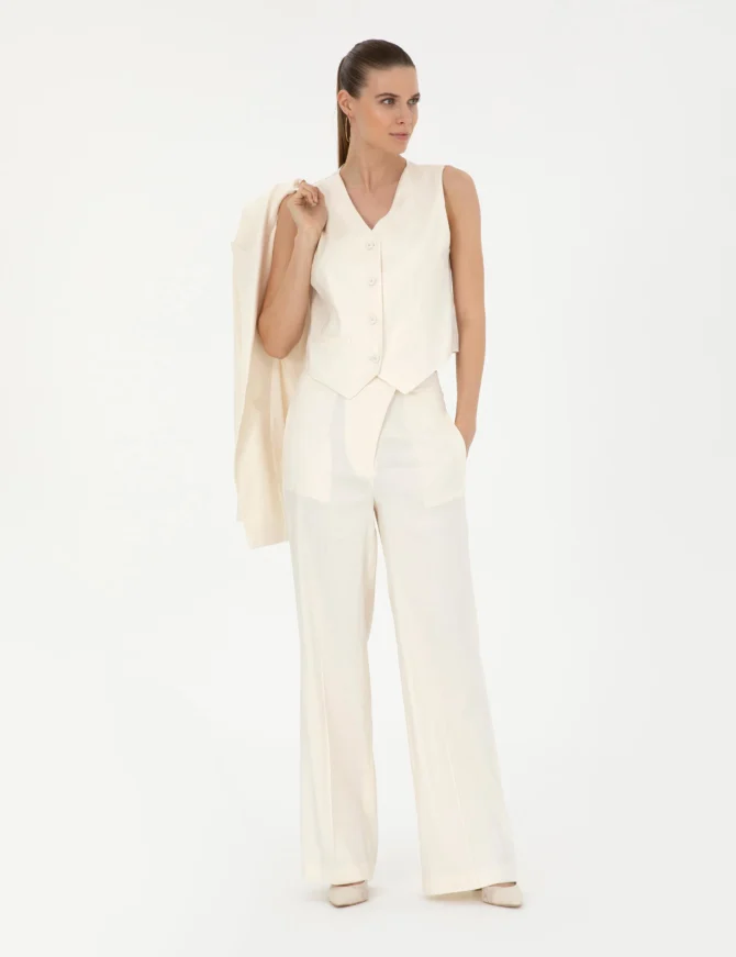 WOMAN WOVEN VEST - Image 5