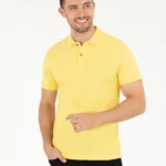 GREEN BASIC T-SHIRT - Yellow
