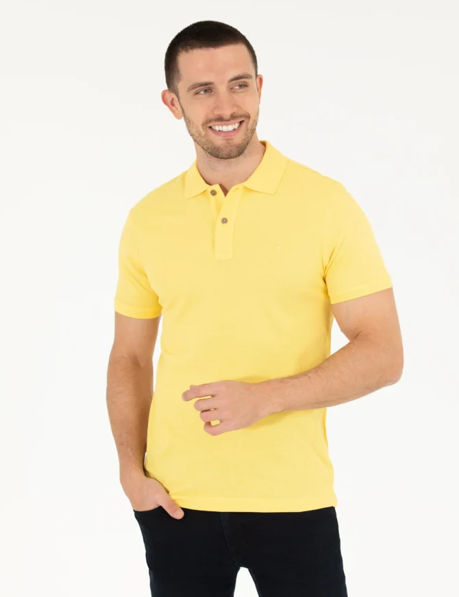 YELLOW BASIC T-SHIRT