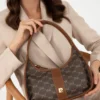 BROWN HANDBAG
