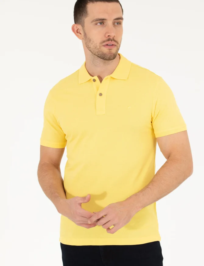 YELLOW BASIC T-SHIRT - Image 3