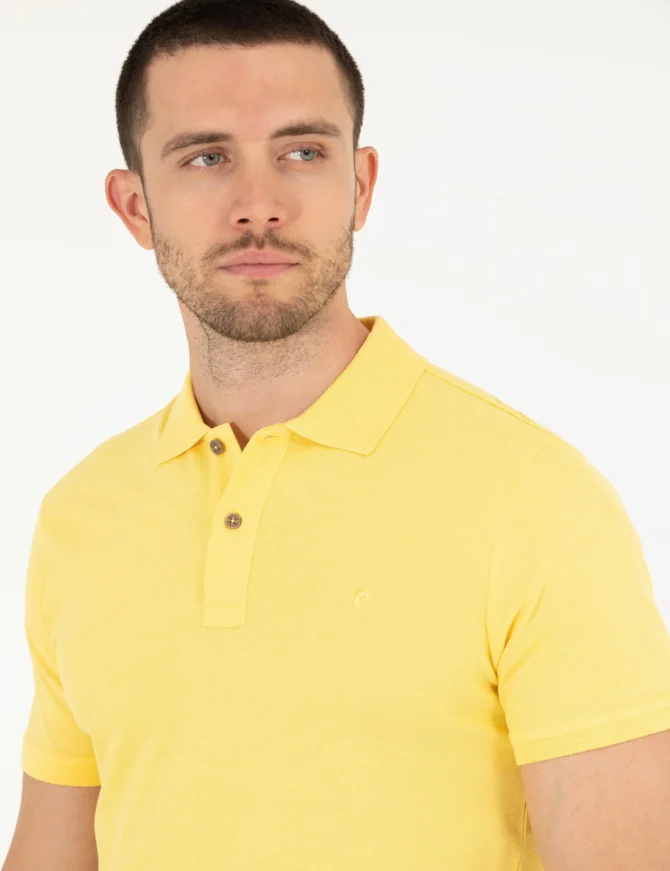 YELLOW BASIC T-SHIRT - Image 4