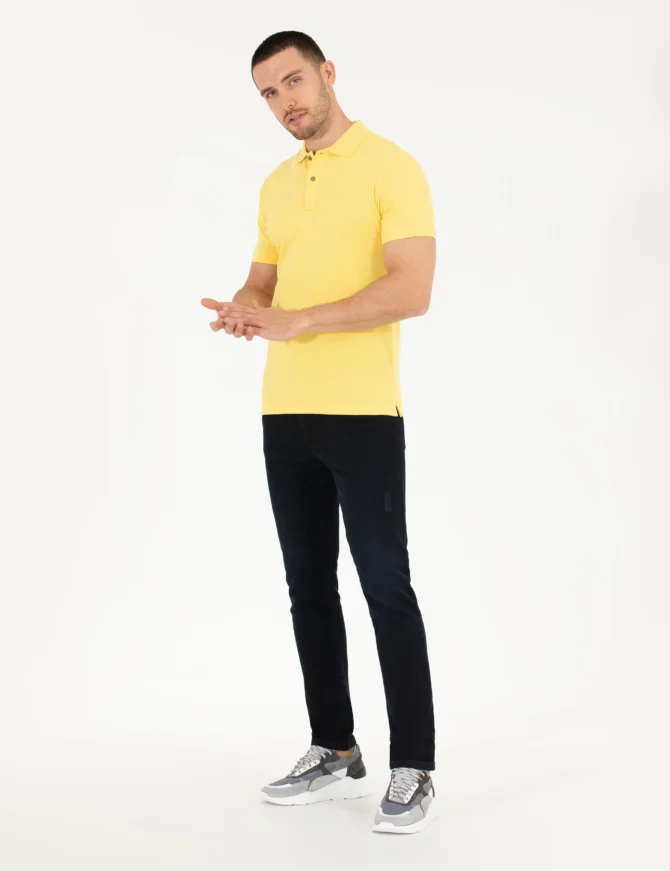YELLOW BASIC T-SHIRT - Image 5