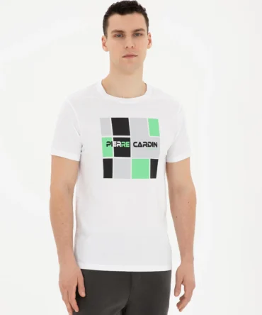 WHITE PRINTED T-SHIRT