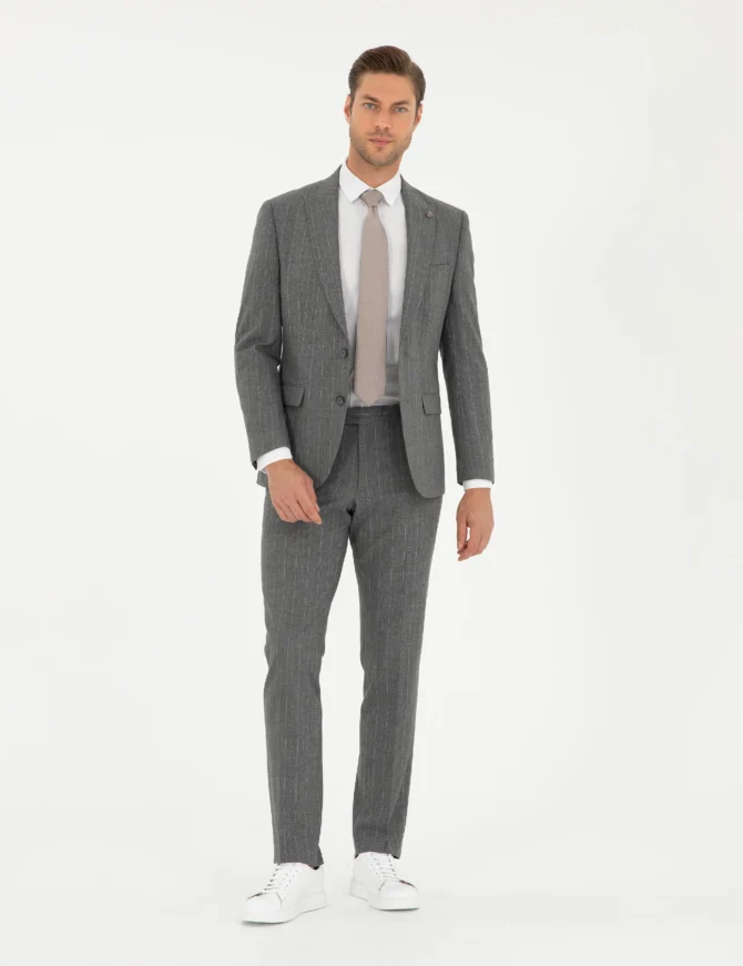 GREY SMOKED SUIT