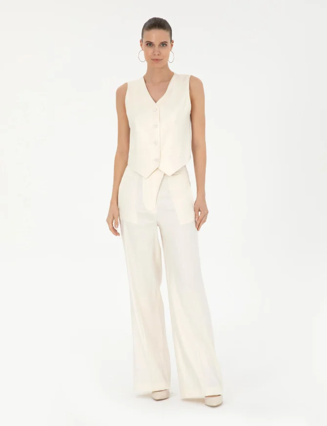 WOMAN LINEN TROUSER - Image 4