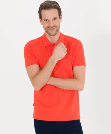 ORANGE BASIC T-SHIRT