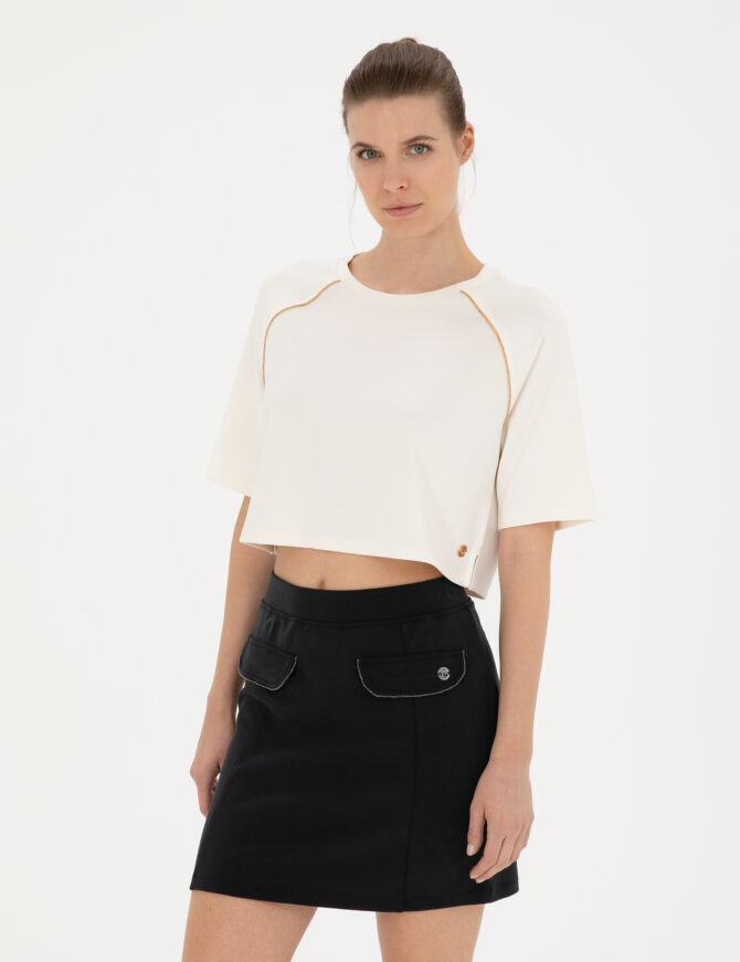 WOMAN WHITE SWEAT SHIRT