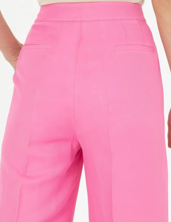 WOMAN PINK LINEN TROUSERS - Image 5