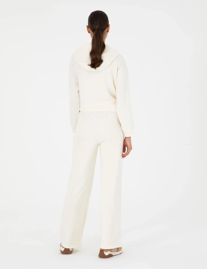WOMAN CREAM SWEATPANTS - Image 4