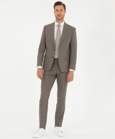 LIGHT BROWN SUIT