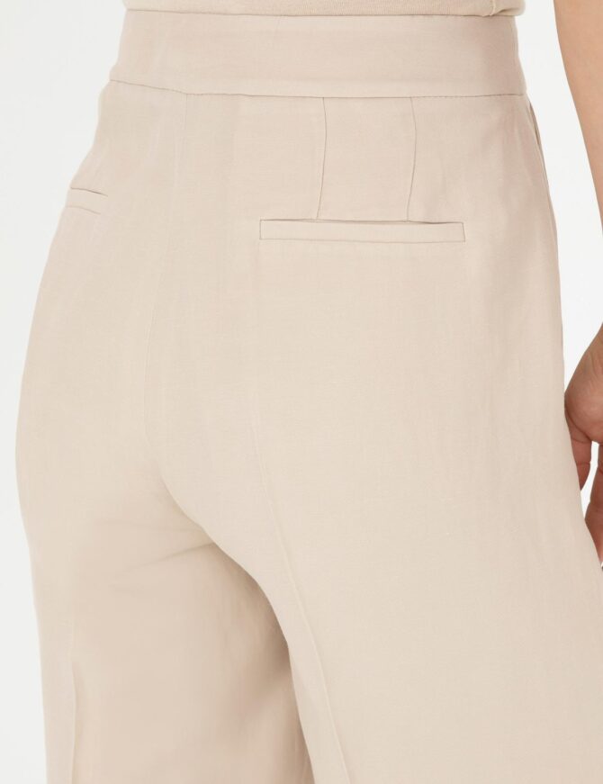 WOMAN PINK LINEN TROUSERS - Image 11