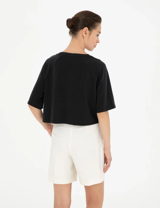 WOMAN BLACK SWEAT SHIRT - Image 5