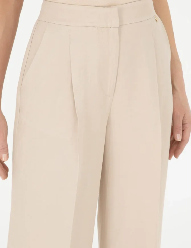 WOMAN PINK LINEN TROUSERS - Image 10