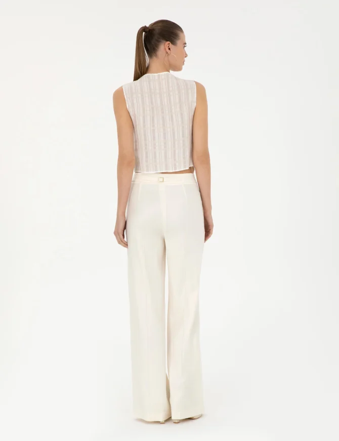 WOMAN LINEN TROUSER - Image 3