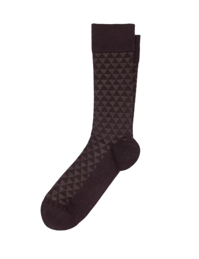 MEN'S BROWN ANKLE SOCKS - Image 2