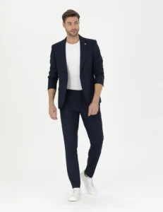 GRAY SUIT - Navy