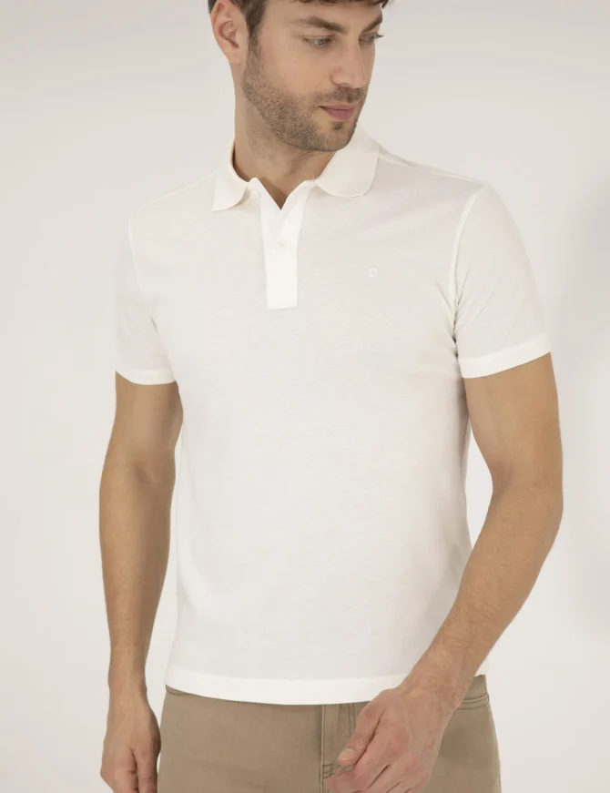 WHITE BASIC T-SHIRT - Image 3