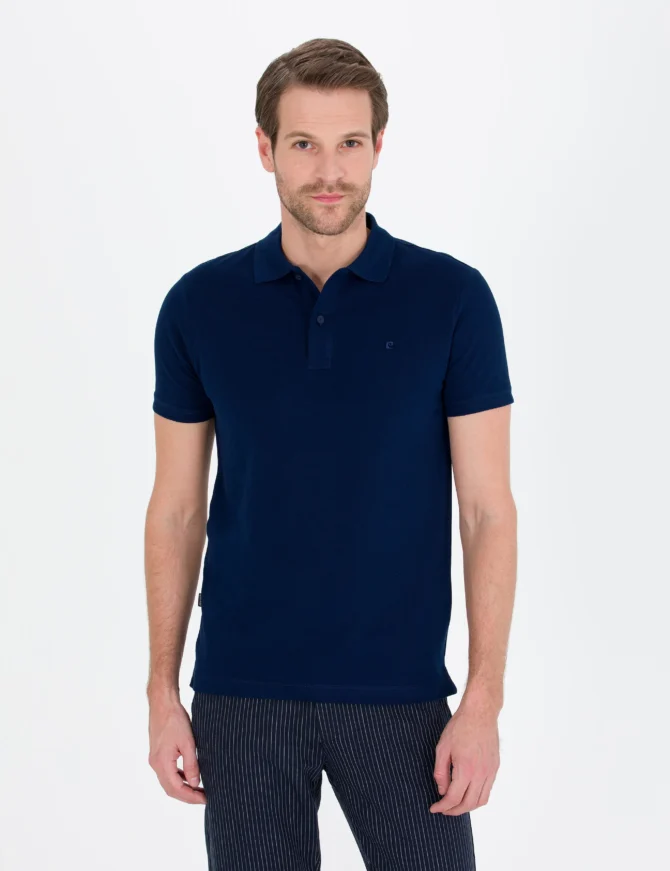NAVY BLUE BASIC T-SHIRT