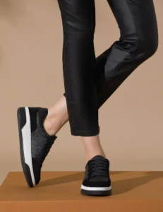 BEIGE SNEAKERS - Black