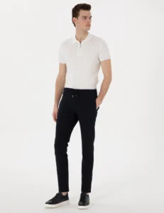 NAVY JOGGER TROUSERS - Navy