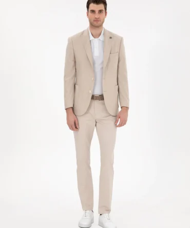 BEIGE SPORT TROUSERS