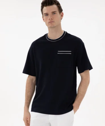 NAVY BLUE T-SHIRT