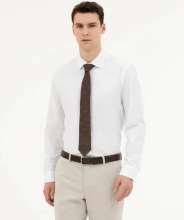 WHITE LONGSLEEVE CLASSIC SHIRT