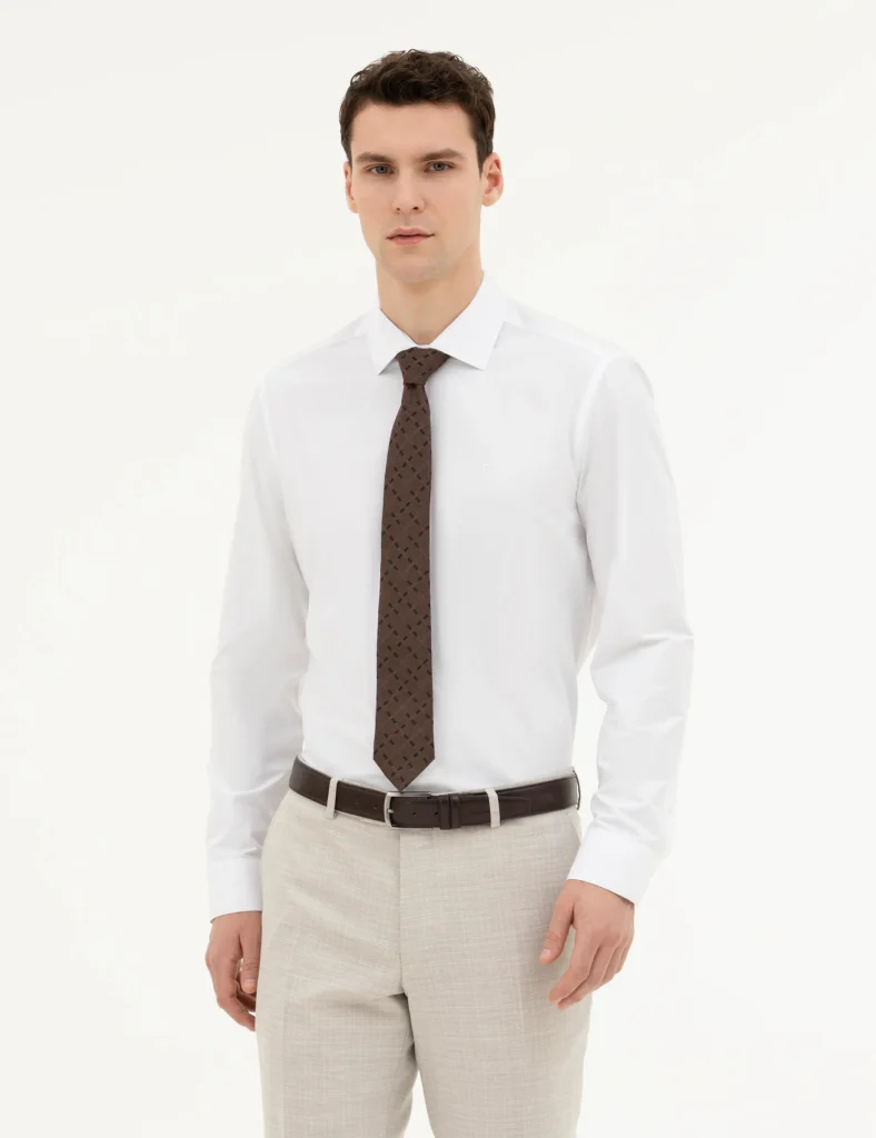 WHITE LONGSLEEVE CLASSIC SHIRT