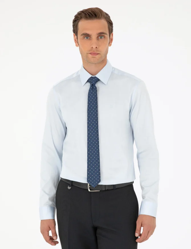 LIGHT BLUE LONGSLEEVE CLASSIC SHIRT