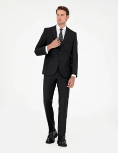BLACK BASIC SUIT - Black