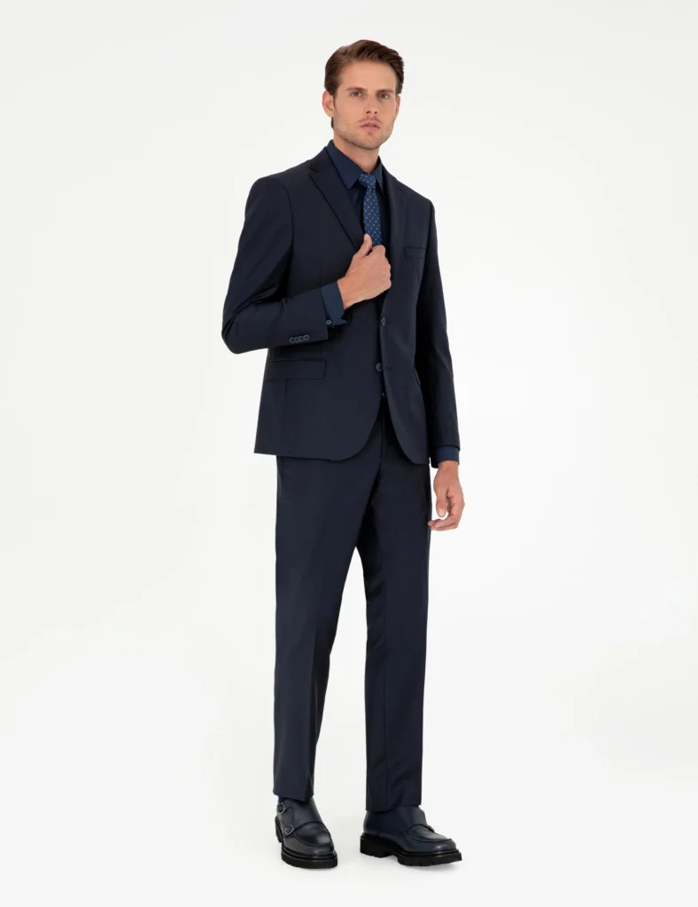 NAVY BLUE BASIC SUIT