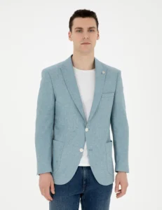 LIGHT BLUE JACKET - Blue