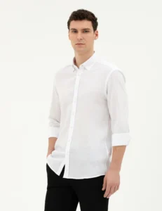 GREEN SHIRT - White