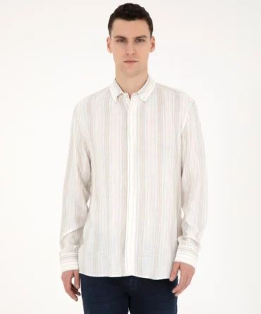 GREEN LINEN SHIRT