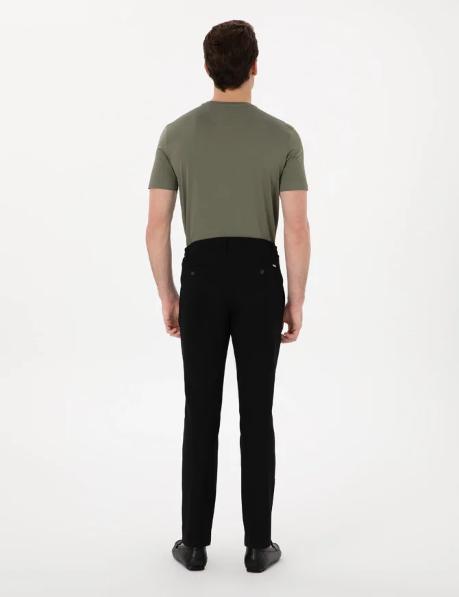 BLACK JOGGER TROUSERS - Image 4