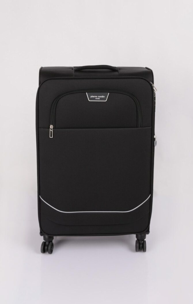 BLACK TROLLEY SUITCASE