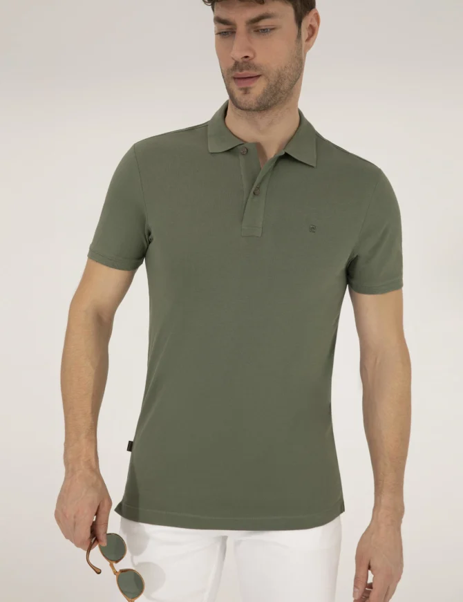 GREEN BASIC T-SHIRT - Image 3