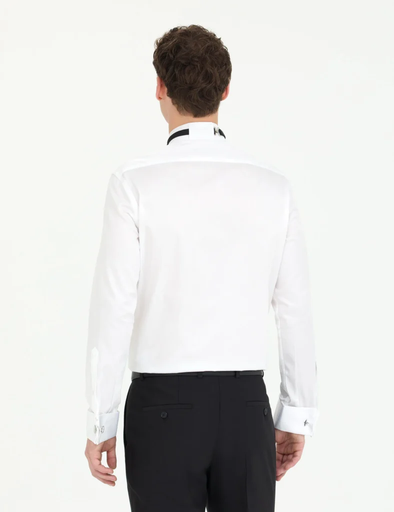 WHITE TUXEDO SHIRT thumbnail 5