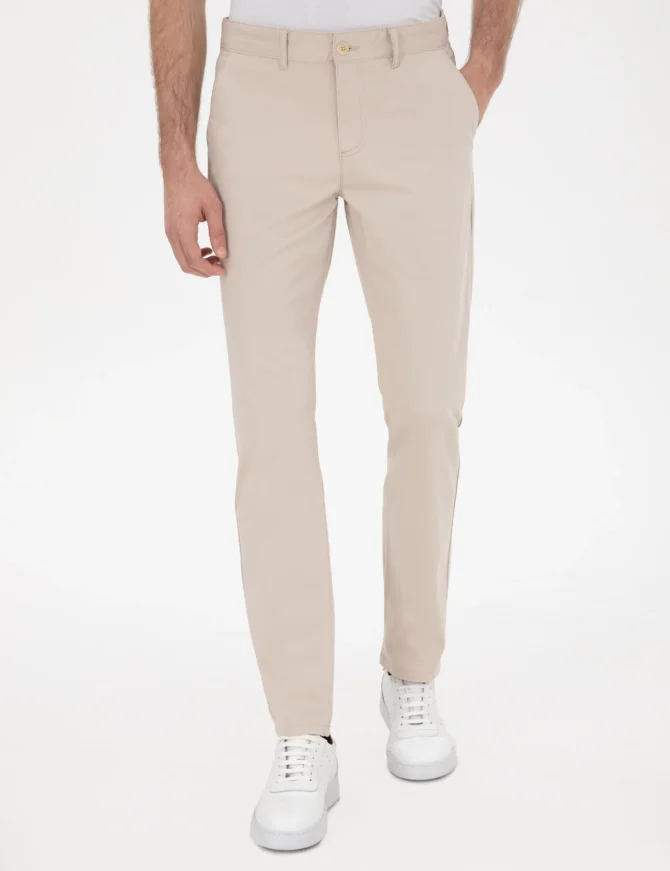 BEIGE SPORT TROUSERS - Image 2