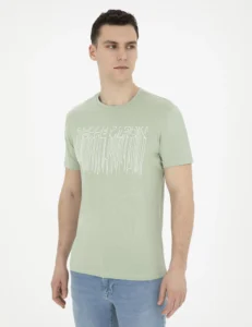 MINT PRINTED T-SHIRT - Mint