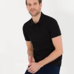 GREEN BASIC T-SHIRT - Black
