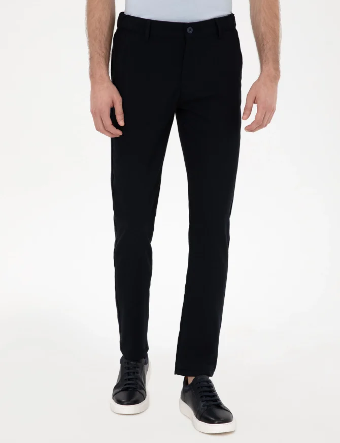 NAVY SPORT TROUSERS - Image 2