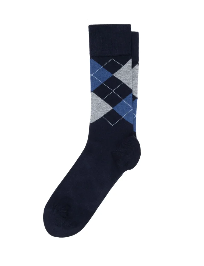 MEN'S NAVY BLUE ANKLE SOCKS - Image 2