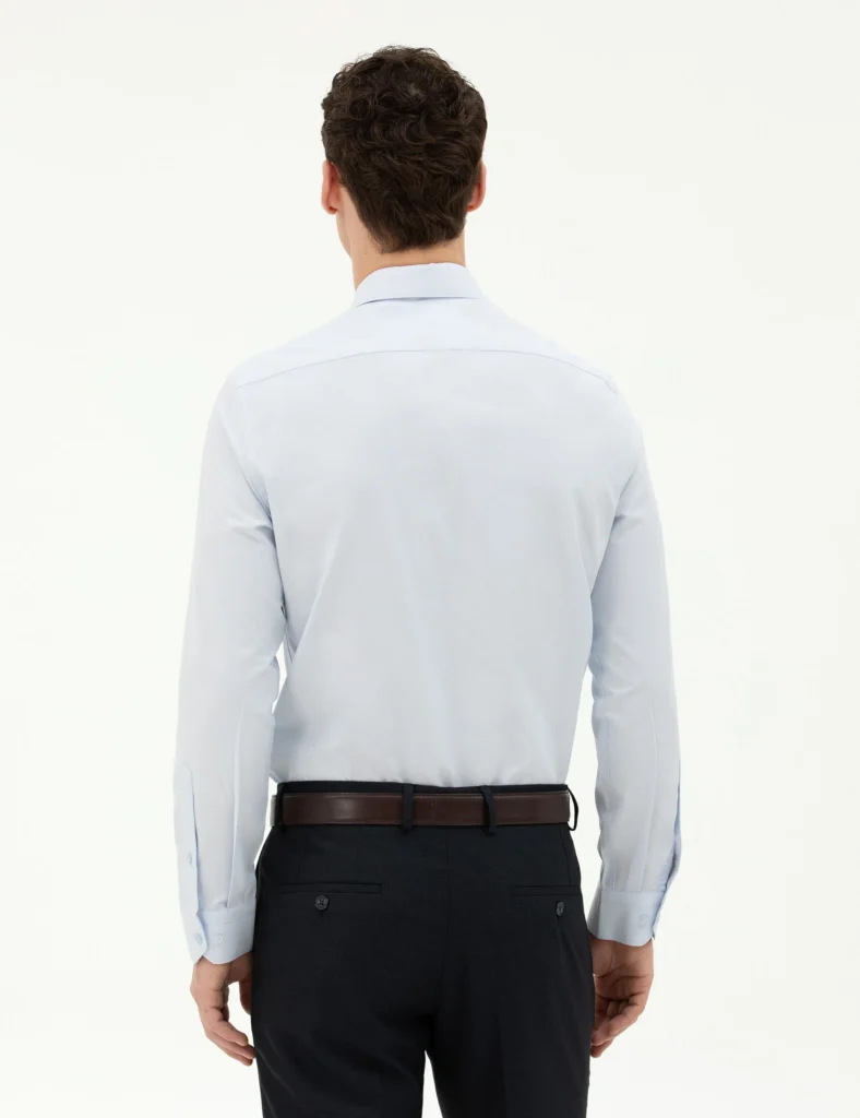 LIGHT BLUE LONGSLEEVE CLASSIC SHIRT thumbnail 5