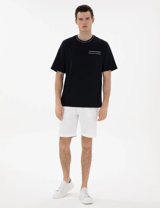 NAVY BLUE T-SHIRT - Image 3
