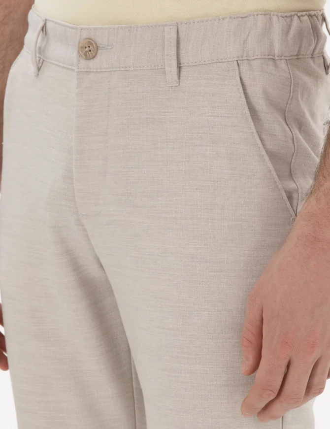 BEIGE SPORT TROUSERS - Image 5