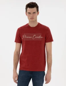 BLACK T-SHIRT - Red