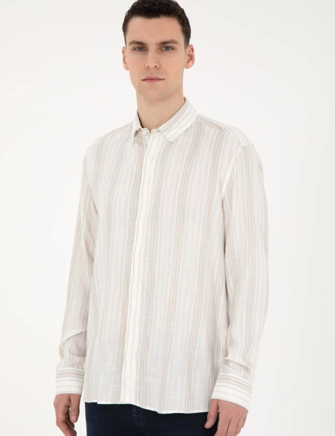 GREEN LINEN SHIRT - Image 2