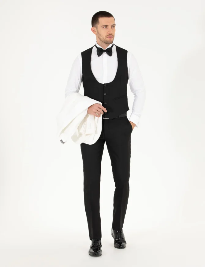 WHITE GROOM TUXEDO - Image 2